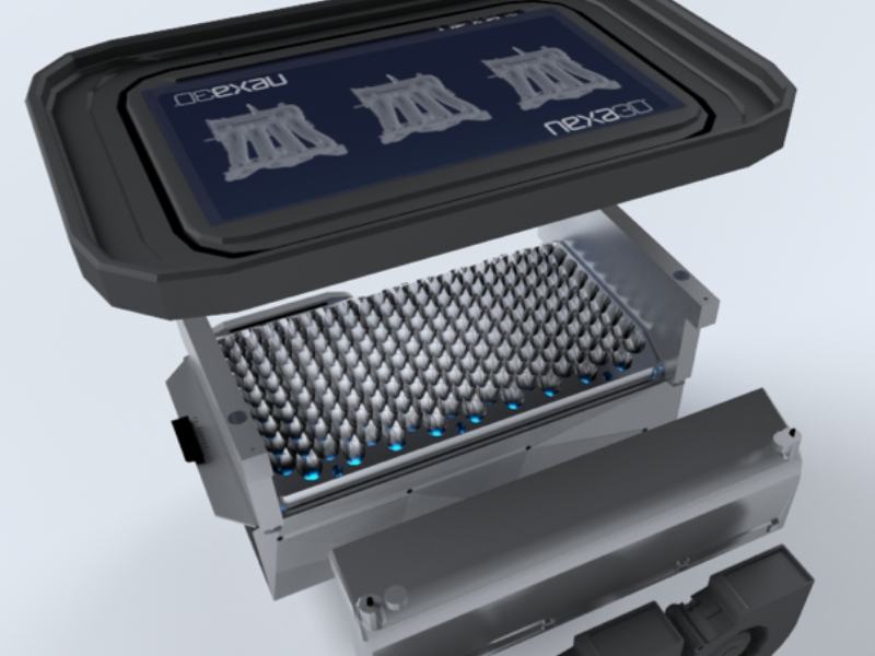 Close Up of LSPc 3D Printing Technology