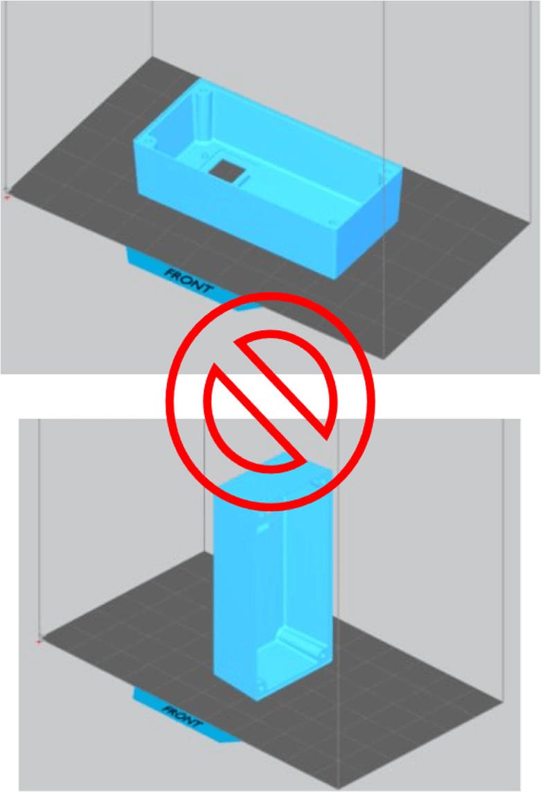 3D打印方向错误