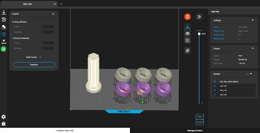resin 3d printing process technology example
