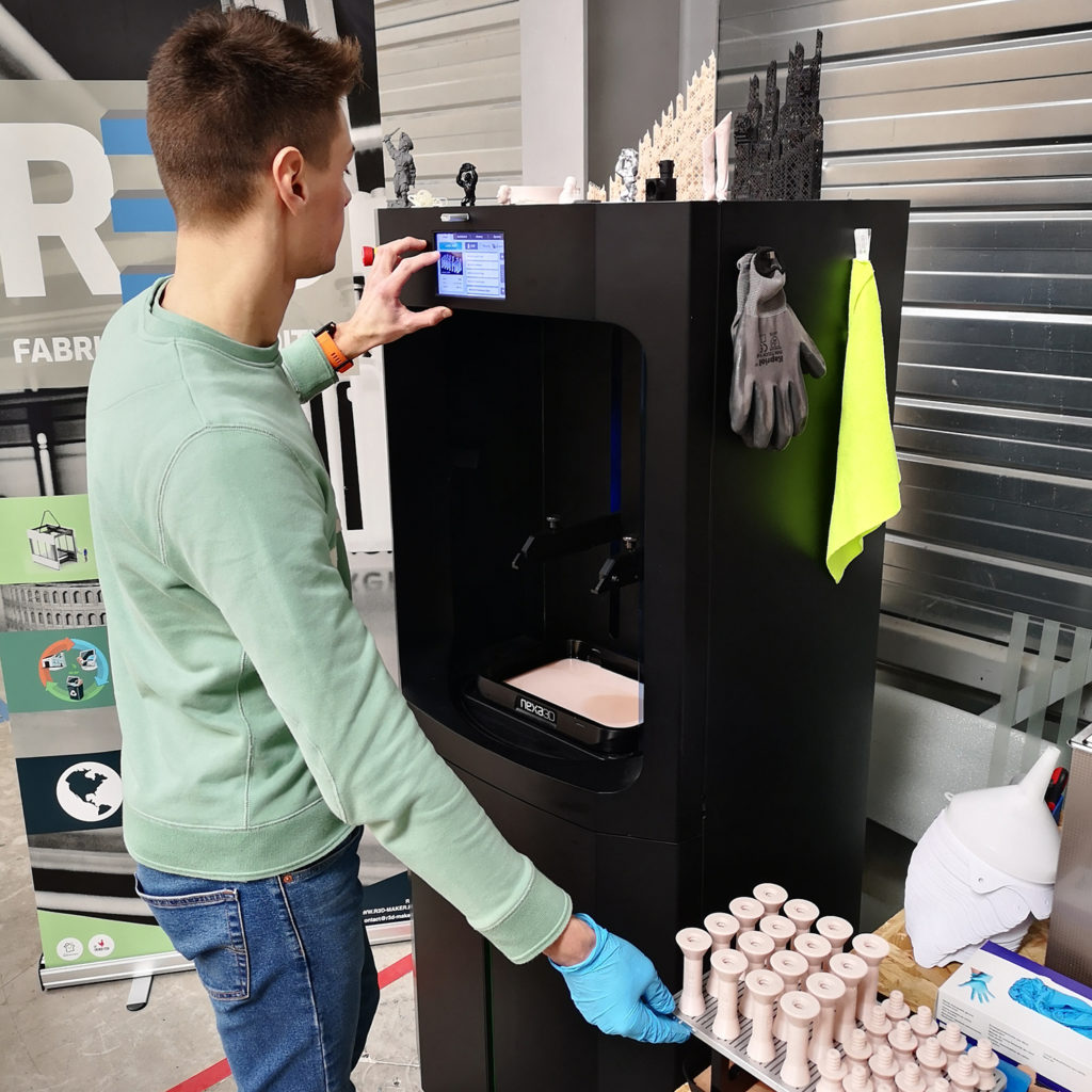 R3D using the NXE 400Pro Industrial 3D Printer